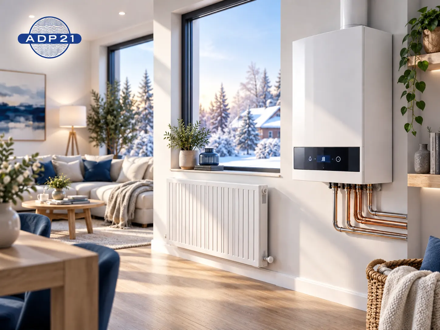 Système de chauffage installé dans une habitation